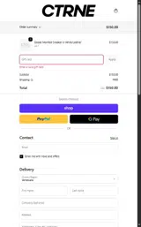 CTRNE coupon verification screenshot
