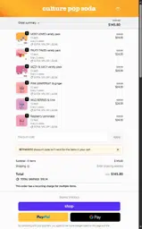 Culture Pop coupon verification screenshot