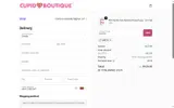 Cupid Boutique coupon verification screenshot