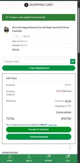today25 coupon verification screenshot