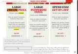 Curry Pizza House coupon verification screenshot