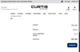 Curtis Blue Line coupon verification screenshot