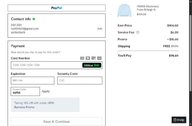 Curtsy checkout page showing Curtsy promo code box | Screenshot taken by SimplyCodes community member on Jul 29, 2025