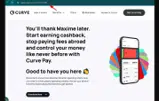 Curve Card coupon verification screenshot