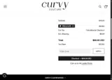 Curvy Couture coupon verification screenshot