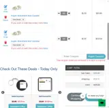 HOLIDAY20 coupon verification screenshot