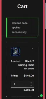 hswje4u7 coupon verification screenshot