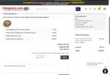 WELCOME10 coupon verification screenshot