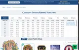 Custom Patch Factory coupon verification screenshot