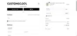 Customscool coupon verification screenshot