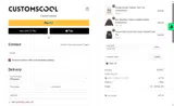 Customscool coupon verification screenshot
