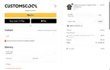 Customscool coupon verification screenshot