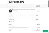 Customscool coupon verification screenshot