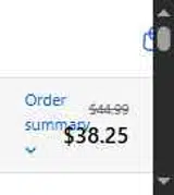 WELCOME22 coupon verification screenshot