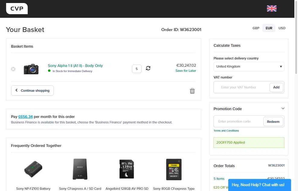 CVP checkout page showing CVP promo code box | Screenshot taken by SimplyCodes community member on Oct 22, 2025