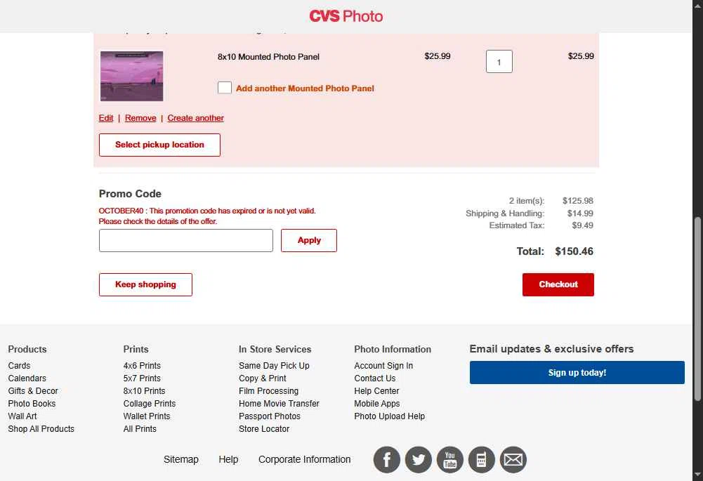 Verification screenshot for 40% Off Storewide at CVS — 7mo ago