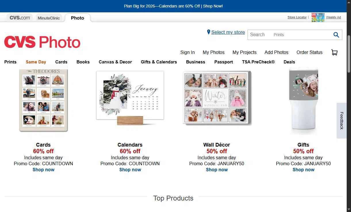 CVS CarePass checkout page showing CVS CarePass promo code box | Screenshot taken by SimplyCodes community member on Jan 8, 2026
