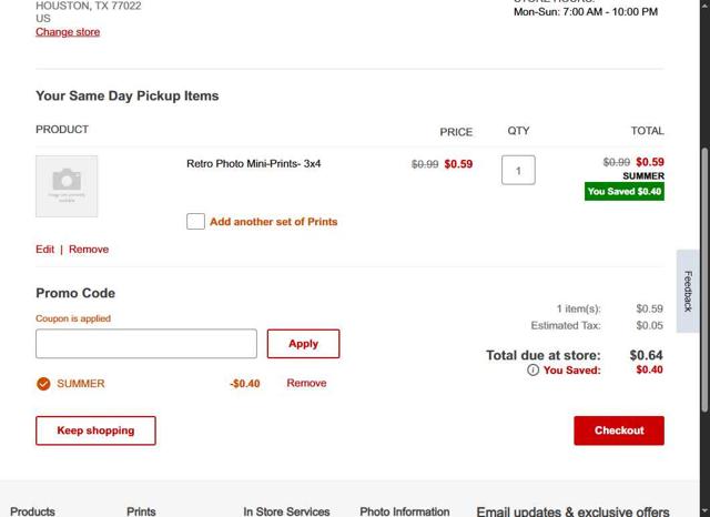 CVS Optical checkout page showing CVS Optical promo code box | Screenshot taken by SimplyCodes community member on Aug 15, 2025