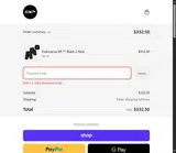 VIP20 coupon verification screenshot