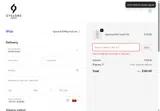 Cyclone Pods coupon verification screenshot