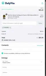 DV929NL coupon verification screenshot