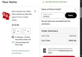 25SAVE coupon verification screenshot