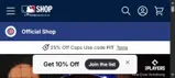 Dallas Stars Shop coupon verification screenshot