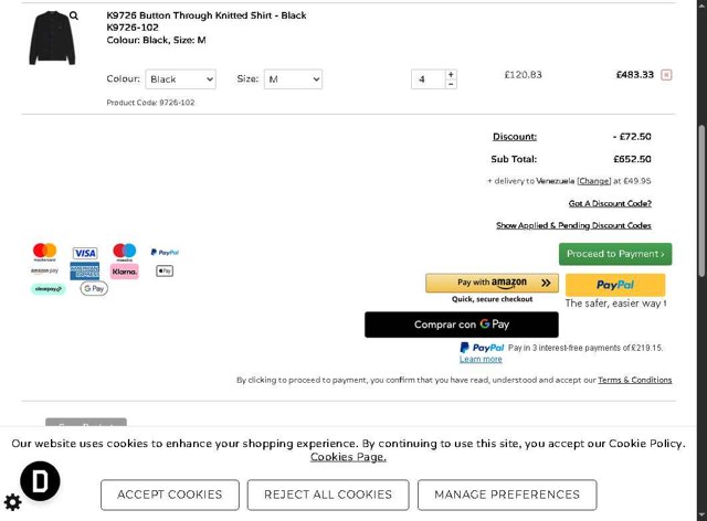 Dandy Fellow checkout page showing Dandy Fellow discount code box | Screenshot taken by SimplyCodes community member on Aug 13, 2025