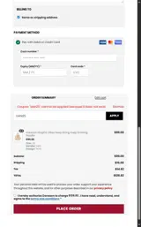Danezon coupon verification screenshot