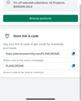 PLANE2ROME coupon verification screenshot
