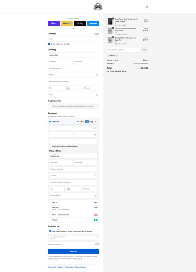 Darc Sport checkout page showing Darc Sport discount code box | Screenshot taken by SimplyCodes community member on Aug 29, 2025