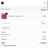 Dare or Drink coupon verification screenshot