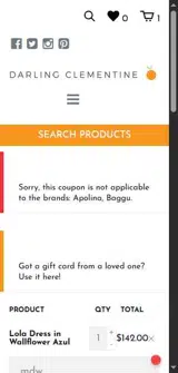 mdw coupon verification screenshot