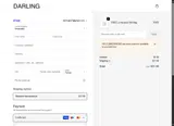 DARLING US coupon verification screenshot