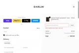Darlin15 coupon verification screenshot