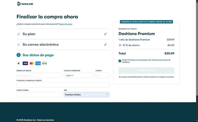 Dashlane checkout page showing Dashlane promo code box | Screenshot taken by SimplyCodes community member on Sep 2, 2025