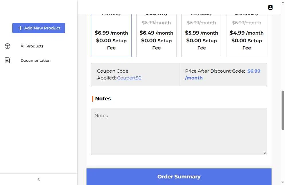 Database Mart checkout page showing Database Mart promo code box | Screenshot taken by SimplyCodes community member on Nov 11, 2025