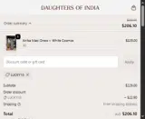 Daughters of India coupon verification screenshot
