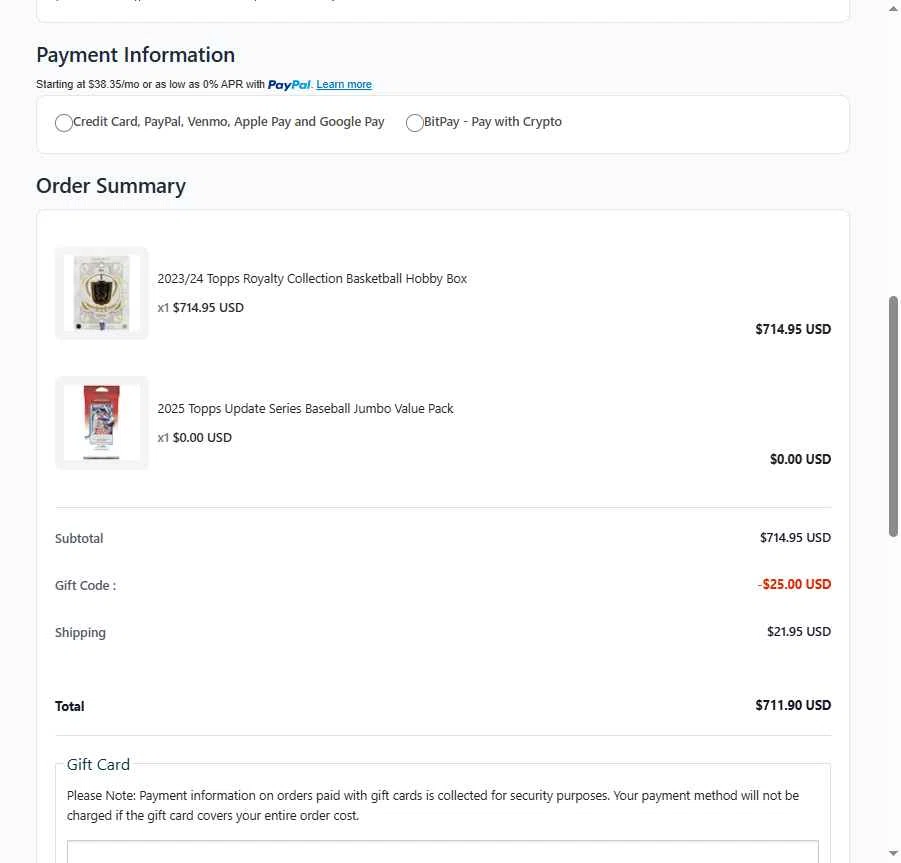 Dave & Adam's checkout page showing Dave & Adam's coupon code box | Screenshot taken by SimplyCodes community member on Jan 14, 2026