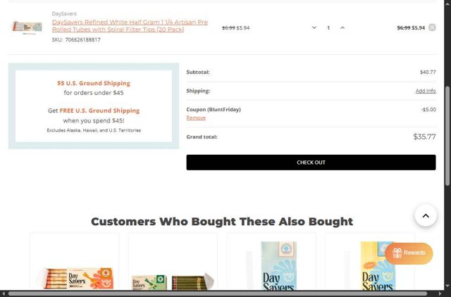DaySavers checkout page showing DaySavers promo code box | Screenshot taken by SimplyCodes community member on Jul 14, 2025