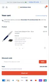 GiftWrap coupon verification screenshot