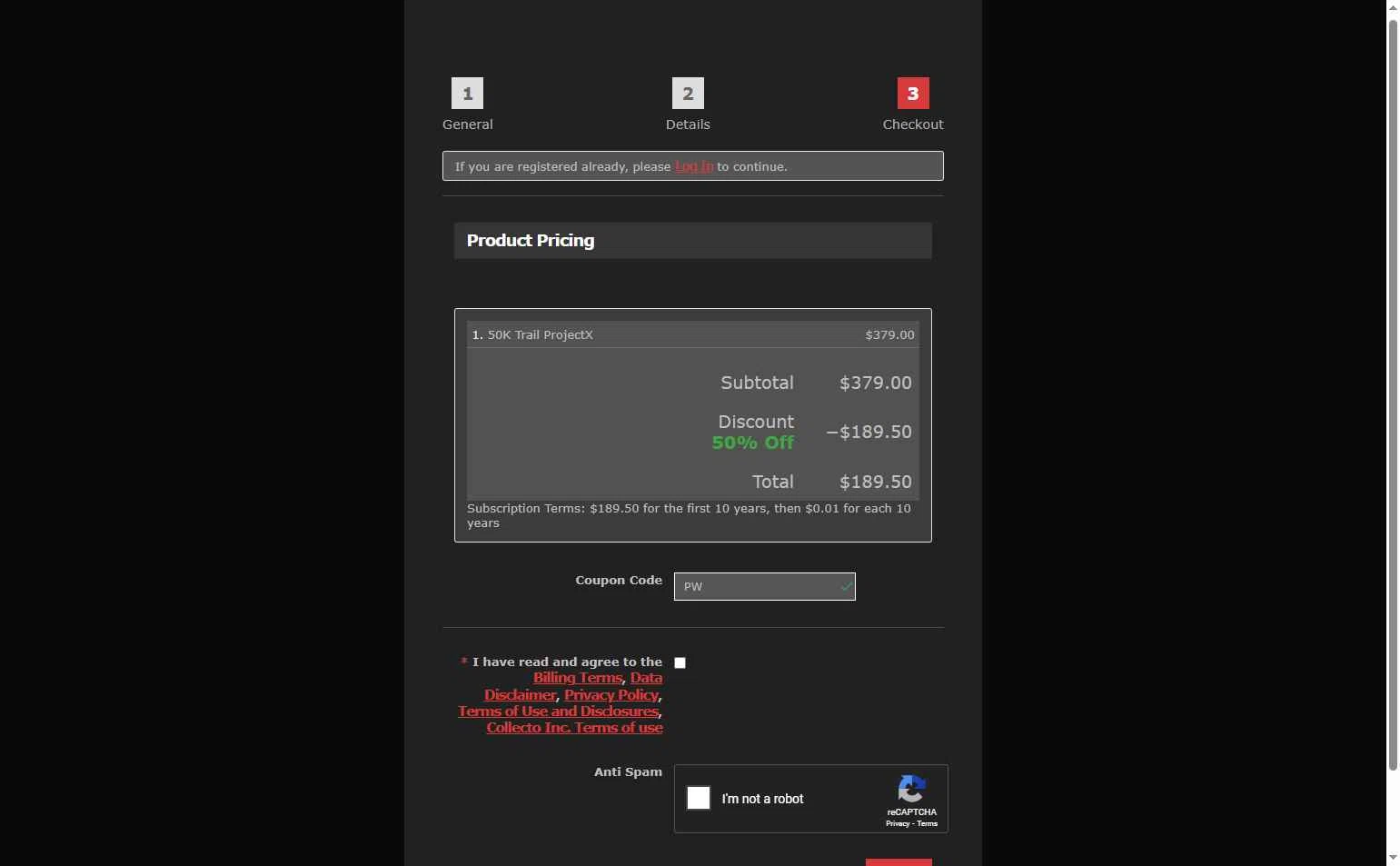 DayTraders.com checkout page showing DayTraders.com promo code box | Screenshot taken by SimplyCodes community member on Nov 30, 2025