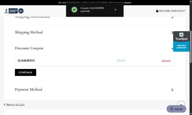 Dazzling Rock checkout page showing Dazzling Rock promo code box | Screenshot taken by SimplyCodes community member on Aug 15, 2025