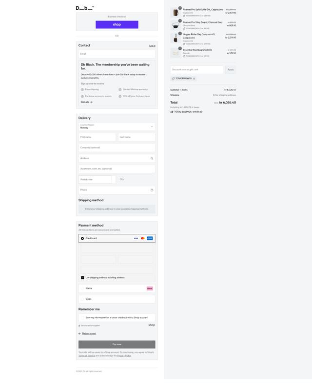 Db journey checkout page showing Db journey promo code box | Screenshot taken by SimplyCodes community member on Sep 7, 2025