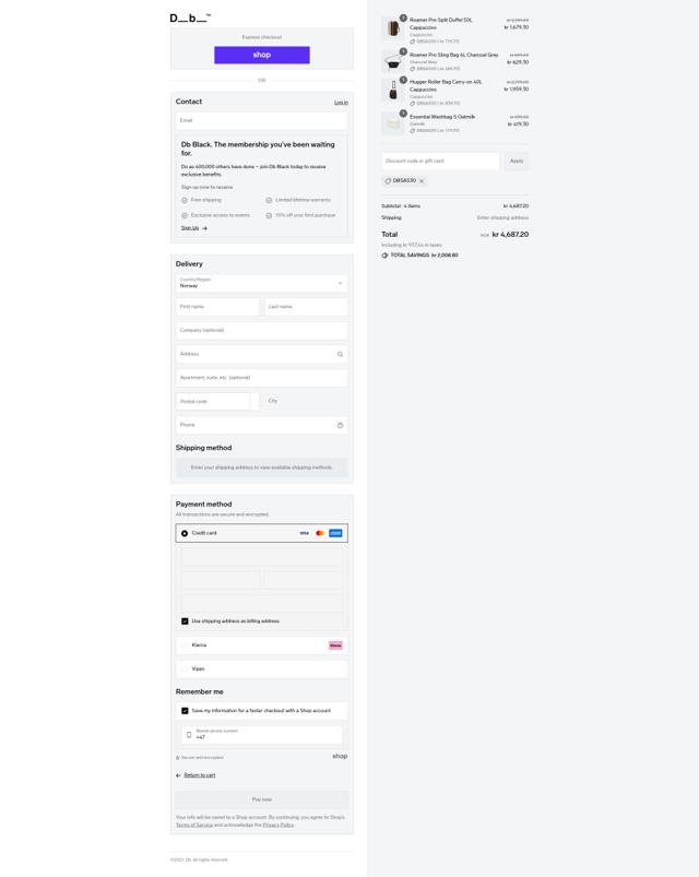 Db journey checkout page showing Db journey promo code box | Screenshot taken by SimplyCodes community member on Sep 7, 2025