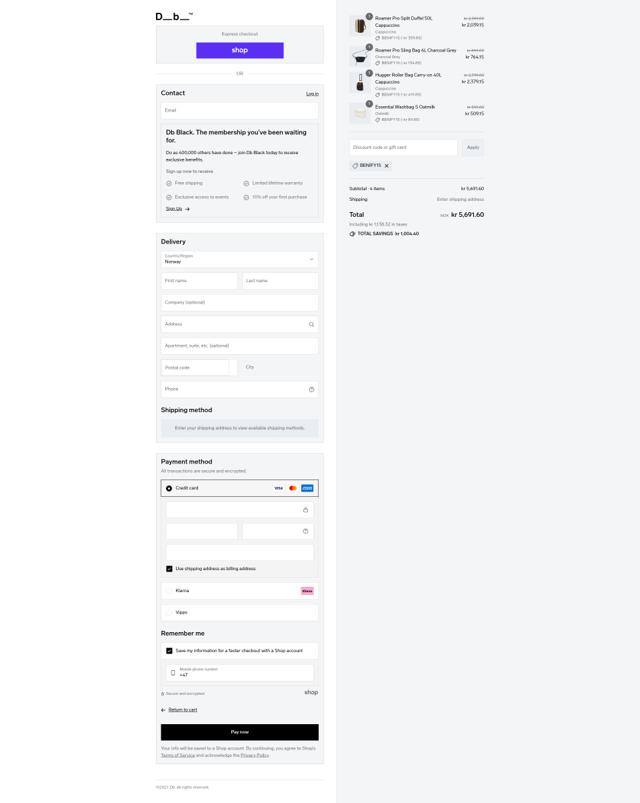 Db journey checkout page showing Db journey promo code box | Screenshot taken by SimplyCodes community member on Sep 7, 2025