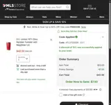 D.C. United coupon verification screenshot