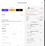 ANDREA15 coupon verification screenshot