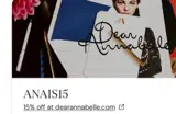 ANAIS15 coupon verification screenshot