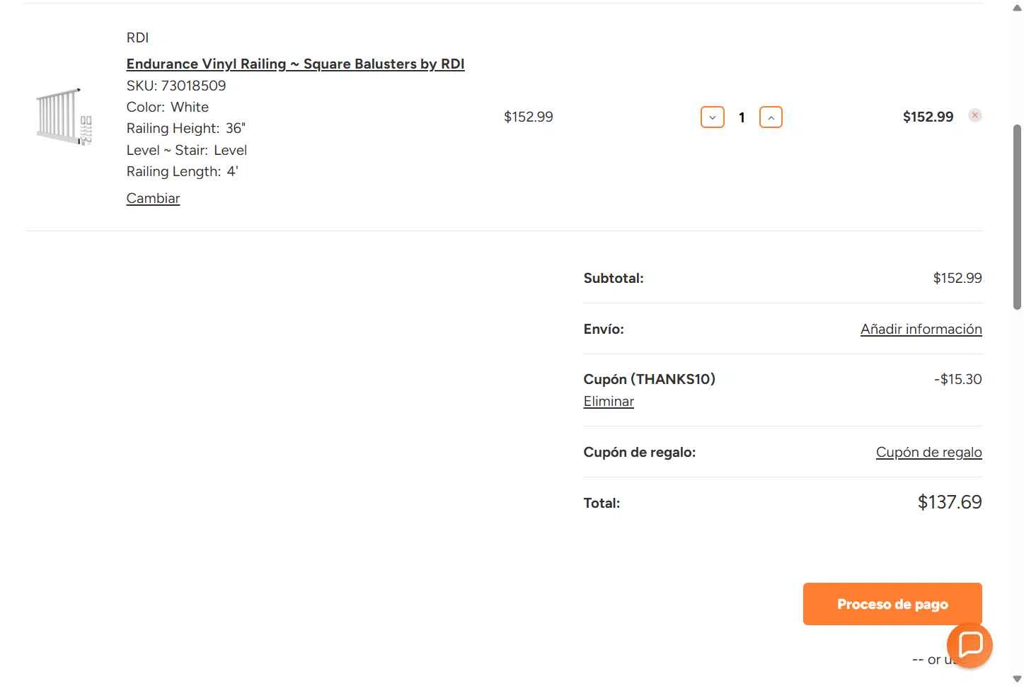 Deck Expressions checkout page showing Deck Expressions coupon code box | Screenshot taken by SimplyCodes community member on Nov 27, 2025
